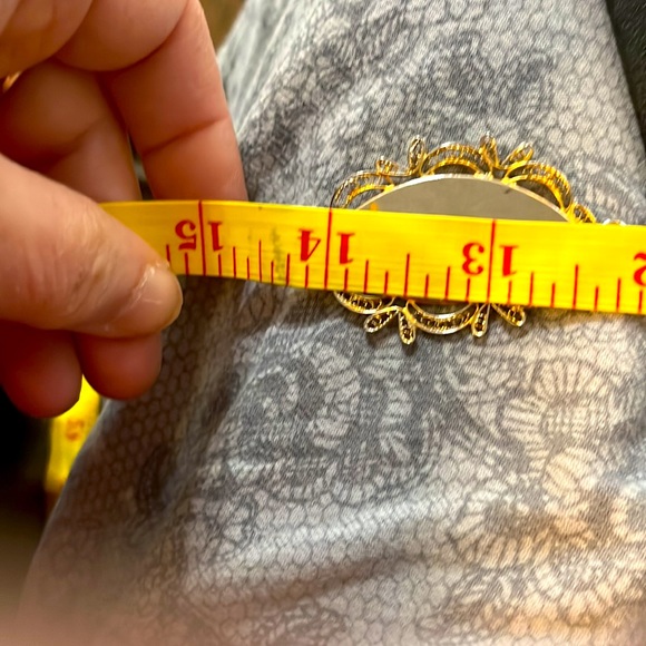 Vintage beautiful long chain necklace with pendant. Chain with clasp.gold filled - Picture 7 of 9